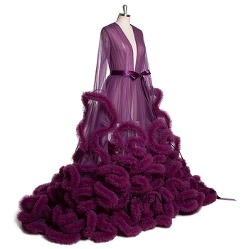 De Lux Printesa Nor Violet Rochii De Mireasa 2020 Plus Dimensiunea Rochie De Bal Fotografie Rochie Vestidos De Noiva Halat De Mariage