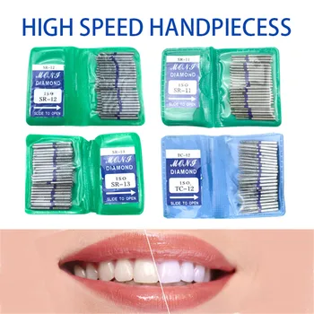 50PCS/Sac SR serie Dentare cu Diamant Freze Burghiu FG de Mare Viteză Freze pentru dinți lustruire 1.6 mm