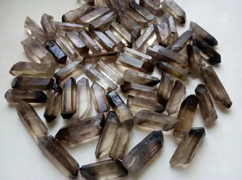 100g NATURALE de Fum Lemuriana Semințe de Cristal de Cuarț Punct de Specimen