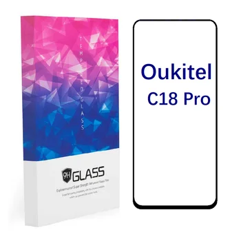 9D Complet Acoperă Sticla Pentru Oukitel C18 Pro 6.55 