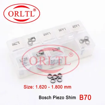 ORLTL B70 Garnituri Dimensiune 1.62-1.80 mm Duză Injector Piezo Regla Lamele 50pcs Diesel de Reparații mașină de spălat Piese pentru Bosh Pizeo Injecție