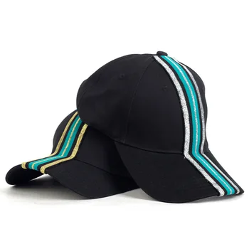 2019 Femei De Moda Pălării Colorate Panglică Șapcă De Baseball Pentru Om De Sex Feminin Reglabil Bonete Capac Unisex Snapback Casual Bumbac Pălării