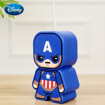 Disney Avengers biberon multi-funcție papusa cupa iron man luminos cupa frigider autocolante cupa coca-Cola