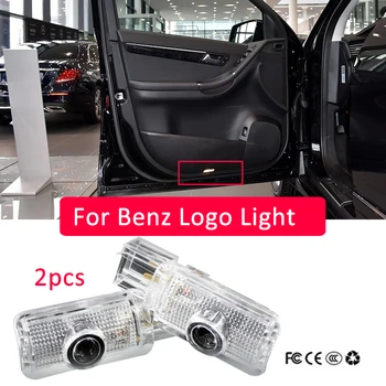 2X Pentru Mercedes Benz R w251 R350 r500 ML W164, GL X164 amg Led Portiera Logo-ul cu Laser Proiector Lumina styling-ul de lumină Accesorii