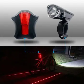 Biciclete Lumina InBuild Baterie Ciclism Față De Lumină Spate Lampă Spate Motocicleta Lampa Semnal Impermeabil Biciclete Accesorii Pentru Biciclete