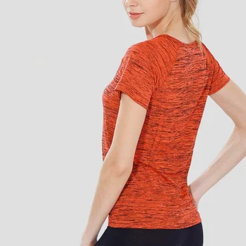 Iute Uscat Tricou Pentru Femei de Vară Sport Fitness Funcționare Jogging Sudoare Respirabil Solidă Maneca Scurta Bluze T-shirt