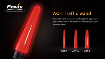 Fenix AOT AOT-S AOT-M AOT-L Lanterna Roșie Bagheta Capac Sfat Lampă de Semnalizare Pentru LD12 PD32 PD35 TK15 K22