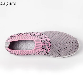 SAGACE plat pantofi femei Casual ochiurilor de Plasă Respirabil Lumina Adidași Pantofi femei Mocasini Confortabili Pantofi de Funcționare zapatillas de mujer