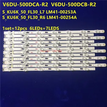 1SET=12BUC Benzi cu LED-uri V6DU-5000CA-R2 V6DU-5000CB-R2 LM41-00253A LM41-00254A Pentru UE50KU6075 UE50KU6072 UE50KU6020 CY-GK050HGNV2H