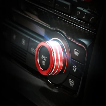 SRXTZM Masina Aer Condiționat Sunet Buton Acoperă Capacul Decor Interior Pentru BMW E90 Seria 3 2005-2013 Accesorii Auto-Styling