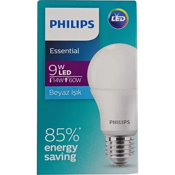 3pcs 9W Philips Esențiale E27 Lampă Bec LED Alb Timp de viață de 10 ani de economisire a Energiei Non-reglabile Lampada Tabelul lumina Reflectoarelor