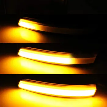 2 buc Dinamic Turn Semnal de Lumină LED-uri Laterale Aripa Oglinda Retrovizoare semnalizator Pentru Ford Kuga Scape EcoSport 2013-2018
