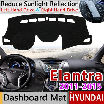 Pentru Hyundai Elantra 2011 2012 2013 MD UD Avante Anti-Alunecare Mat tabloul de Bord Pad Acoperire Parasolar Dashmat Anti-UV Accesorii