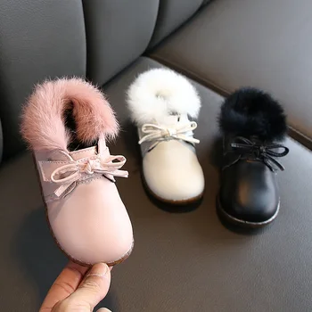 Copii Coreeană Cizme Marca Baby Scurt Cizme De Moda Pentru Copii Pantofi Sport Arc Rezistent La Apa Adidași Copil Pantofi Din Piele B454