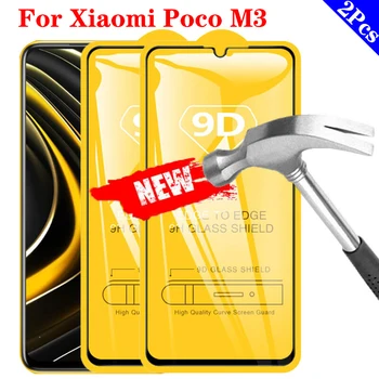 Telefon mobil Ecran Protector Pentru Xiaomi Mi POCO M3 Plin de Lipici Sticlă Călită Pentru Xiomi X3 NFC Poco m 3 3m X3nfc Glas Accesorii