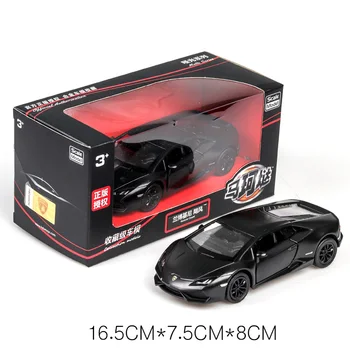 16 Stiluri de 1:36 Negru Modelul de Simulare Auto Vehicule turnat sub presiune din Aliaj de Metal Pentru SUV Super-Masina Sport G63 Q7 918 Cadou Jucărie Pentru Copii ZW