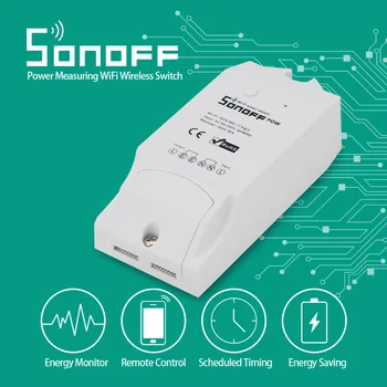 Sonoff Pow R2 3500W 16A Wifi Smart Switch mai Mare Precizie Consumul de Putere în Măsură să Monitorizeze consumul de Energie Actual de Muncă Cu Alexa