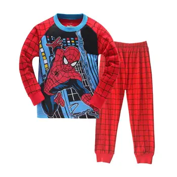 Noi Băieții super-Erou spider Crăciun Maneca Lunga, Pijamale Copii, Pijamale Copii din Bumbac Pijama Copii Pijamale Fete Seturi de Îmbrăcăminte