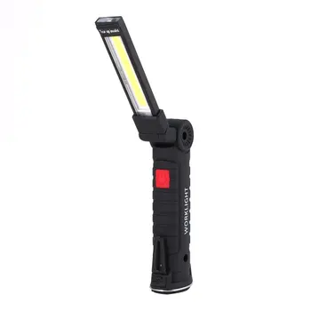 USB Reîncărcabilă Lanterna LED-uri Pen USB de Încărcare Lanterna LED-uri COB Reîncărcabilă Magnetic Pix Clip Mână Torța Lumina de Lucru Pentru Ca