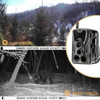 4G MMS HC801LTE Trail Camera de 16MP 0.3 S Declanșa Foto Capcana Infraroșu Viziune de Noapte de Vânătoare animale Sălbatice Camere de Supraveghere