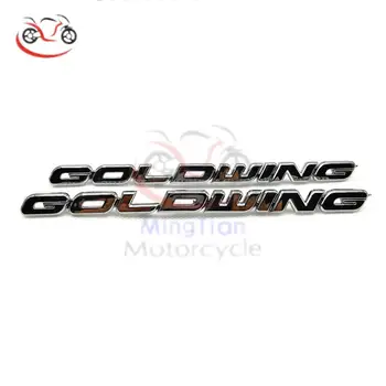Pentru Honda GL1800 GL 1800 2001-2012 Chrome Motocicleta Amortizor Față Capac de Acoperire Goldwing Simbol Semn engleză Decalcomanii Logo-ul