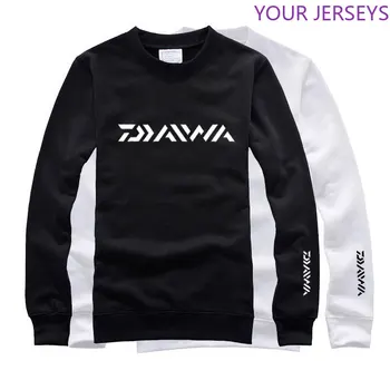 Daiwa 2021 Primavara Toamna Țină de Cald Bărbați Haine pentru Pescuit Tricou Fermoare Jacheta Sport în aer liber, Jachete Îmbrăcăminte Pescuit DAIWA