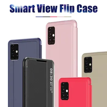 Smart case Pentru Xiaomi Redmi 9 8 9A 9C 8A Nota 7 7 8 8T 6 5 Piele Flip View Cazuri Pentru Xiaomi MI Nota 10 A3 Lite 9T Pro Acoperi