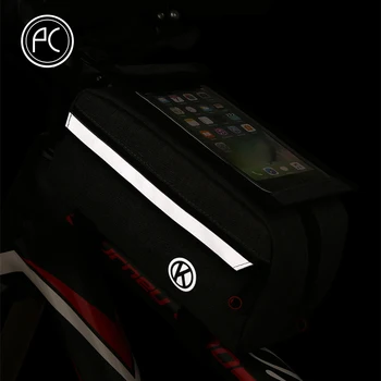 PCycling Bicicleta Geanta Telefonul Mobil Geanta Sensibile Ecran Tactil Fața Geanta Accesorii Benzi Reflectorizante Geanta Noapte De Echitatie În Condiții De Siguranță