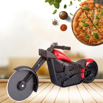 1 buc Motocicleta Pizza Cuțit Pizza Wheel Cutter Motocicleta cu Role Slicer Chopper Coaja de Cuțite de Bucătărie din Oțel Inoxidabil, Instrumente Noi