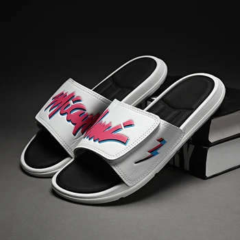 VOGEN Pantofi Papuci Barbati de Vara Fund Moale Purta Sandale Femei Papuci Velcro Design Wild Casual Valul Pantofi de Mari Dimensiuni 35-46