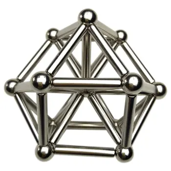 Magnetic Baruri Și Bile Neutru Metal 36 Tije De 27 De Bile, Seturi De Construcții Puzzle Joc De Stivuire Sculptura Birou Jucarii Fierbinte!