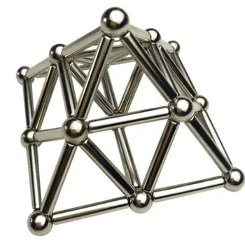 Magnetic Baruri Și Bile Neutru Metal 36 Tije De 27 De Bile, Seturi De Construcții Puzzle Joc De Stivuire Sculptura Birou Jucarii Fierbinte!