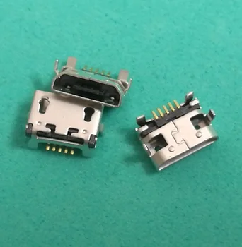 100buc Nou de Încărcare Conector Micro USB mini Port de Andocare jack soclu Conector de înlocuire 5pin Pentru Lenovo A7600 A10-70 A3000H