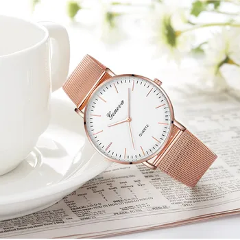 Femei Cuarț ceas Clasic din Oțel Inoxidabil Încheietura Ceasuri Brățară brand de Lux Brățară Ceas de mână doamnelor Ceasuri zegarki damski