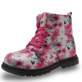 Apakowa florale de toamna iarna copilul fetita cizme impermeabile copii martin boot fluture copii pantofi de brand de pantofi fete