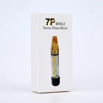 7P Mini V2 Intortocheat Sticlă Blunt Planta Uscată Fumat Pipa Kit