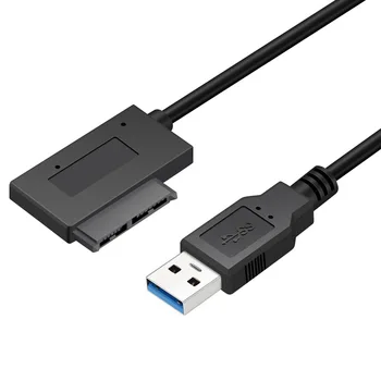 USB 3.0 la SATA 7+6(13pin) Convertor Adaptor Cablu de 2.5' '3.5