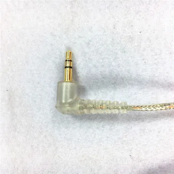 De înaltă Calitate 1 BUC Cablu de Rezervă Pentru Izolarea Zgomotului de Muzică În Ureche Căști Universal se Potrivesc SE215 Cablu
