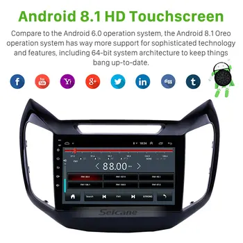 Seicane Android 8.1 9 inch 2.5 D ecran de Navigare GPS Radio pentru 2017 Changan EADO cu WIFI USB suport Carplay SWC DAB+ DVR
