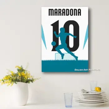 Panza de Fotbal steaua Maradona Poze Decor Acasă Picturi Poster HD Printuri de Arta de Perete Modular Living Încadrată
