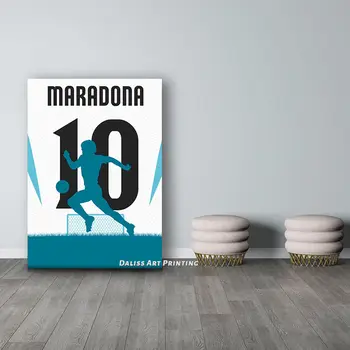 Panza de Fotbal steaua Maradona Poze Decor Acasă Picturi Poster HD Printuri de Arta de Perete Modular Living Încadrată
