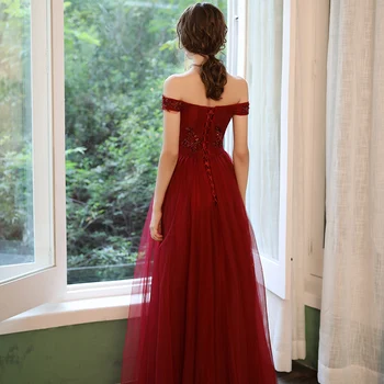 New Sosire 2020 V gât Rochie de Seară Lungă Petrecere Elegantă Vestido De Festa Vintage Rochii de Bal Cu Fantă Abendkleider