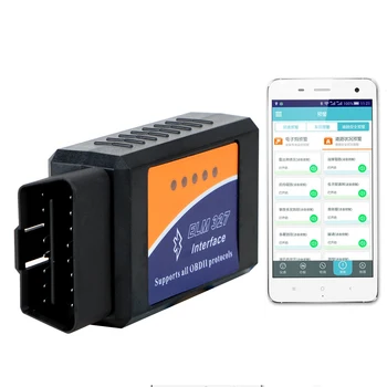 OBD2 Scanner Bluetooth ELM327 Instrument de Diagnosticare Auto obd ii Instrument de Diagnosticare Auto ELM327 V2.1 OBD2 Cititor de Cod pentru Android