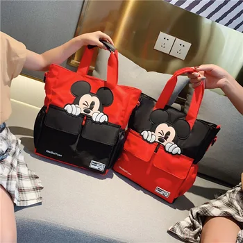 Disney Mickey mouse scoala de nailon tutore sac elev de gimnaziu sac womem umăr sac messenger fete baieti genți de mână