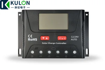 SRNE HP2430 30A, 12V/24V PWM Inteligent de încărcare solară controler LCD ecran Solar sistem home