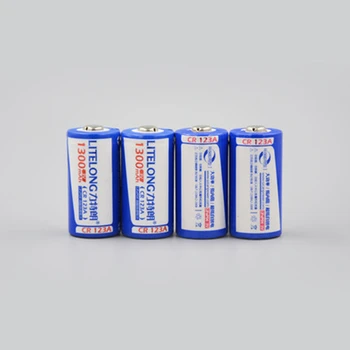 4BUC baterie reîncărcabilă litiu CR123A 3V litiu aparat de fotografiat baterie baterii 16340 1300mah