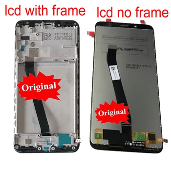 Original LCD cu Rama Pentru Xiaomi Redmi 7A Display Touch Screen Digitizer Telefon de Asamblare Senzor de Pantalla de Piese