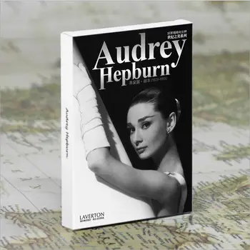 30pcs/lot Epocă de înaltă calitate Audrey Hepburn carte poștală 300g hârtie pentru cadou de la Hollywood retro clasic felicitari H059