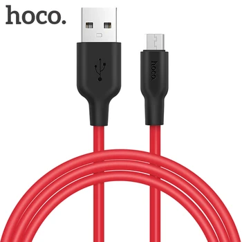 HOCO Cablu Micro USB 5V2A Încărcare Rapidă de Date Cablu de Sincronizare pentru Samsung Tableta Xiaomi Eco-friendly Silicon USB de Încărcare Cablu Microusb