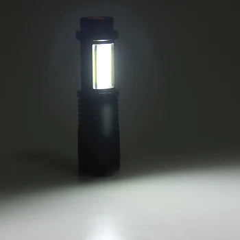 Lanterna Led-uri Construit În Baterie XPE Zoom Focus Lampa Lanterna Reglabil 2000 Lumeni Lanterna Impermeabil pentru aer liber, Mini Lanterne